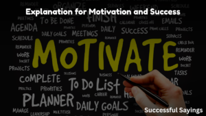 Short Quotes with Explanation for Motivation and Success