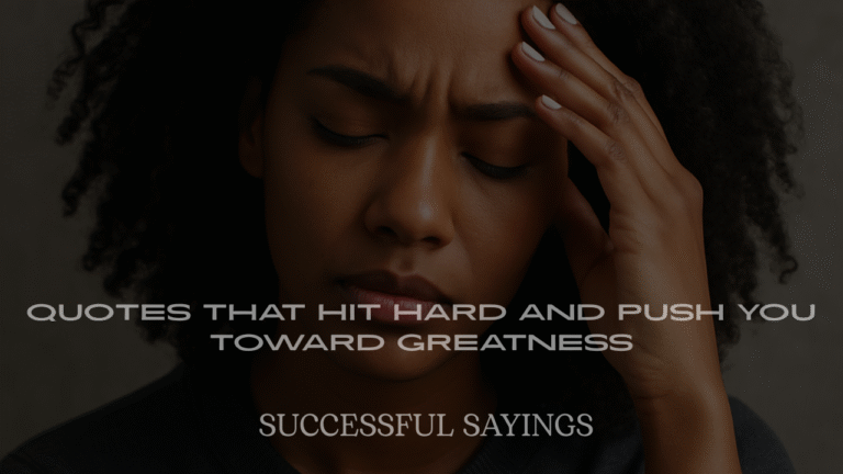 Deep Success Quotes That Hit Hard and Push You Toward Greatness