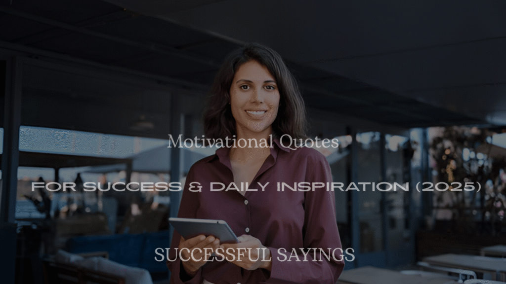 200+ Motivational Quotes for Success & Daily Inspiration (2025)