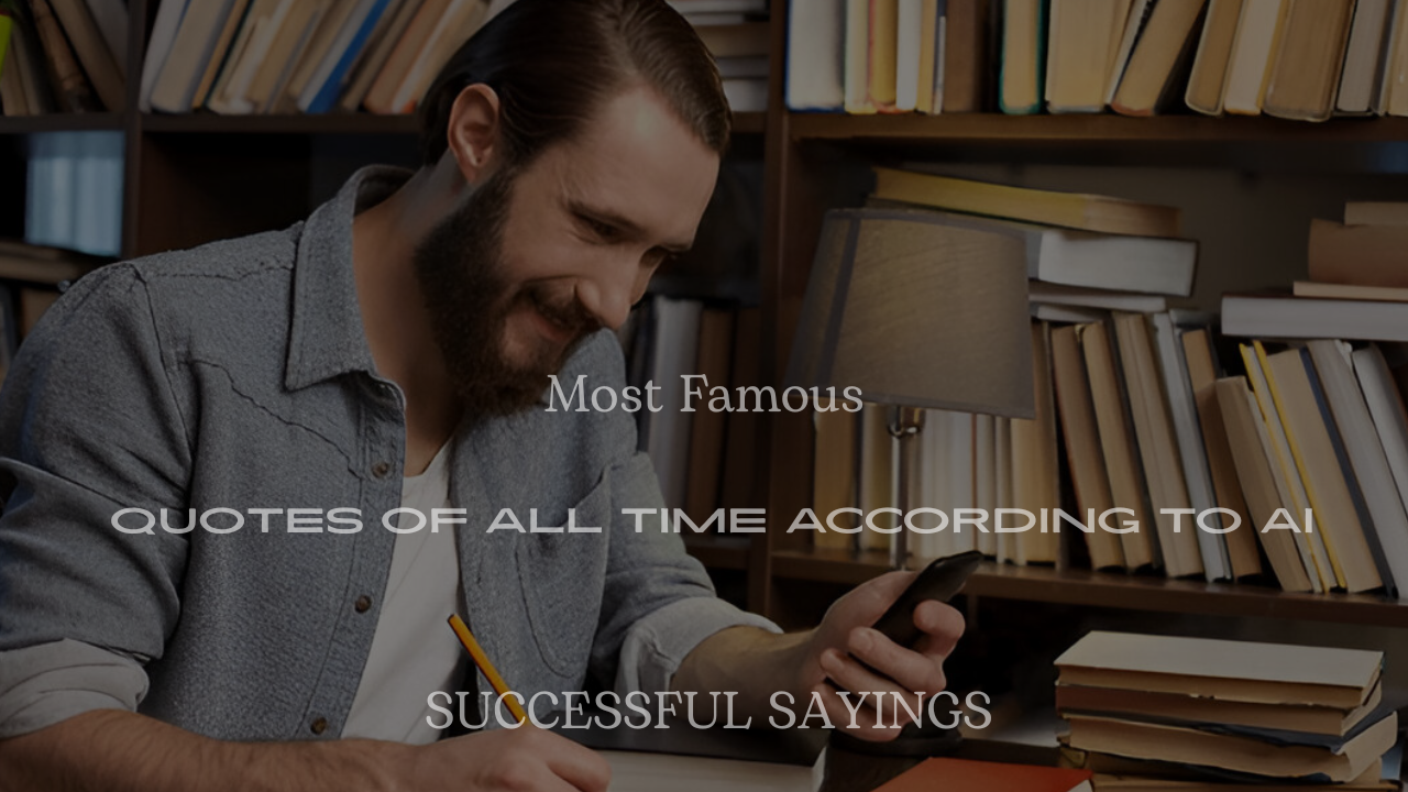200+ The Most Famous Quotes of All Time According to AI