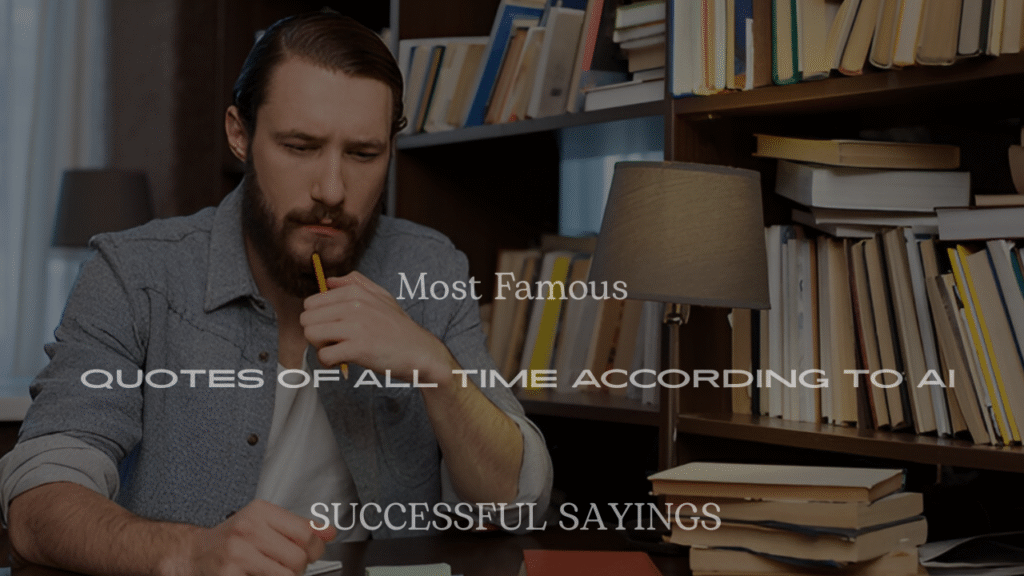 200+ The Most Famous Quotes of All Time According to AI