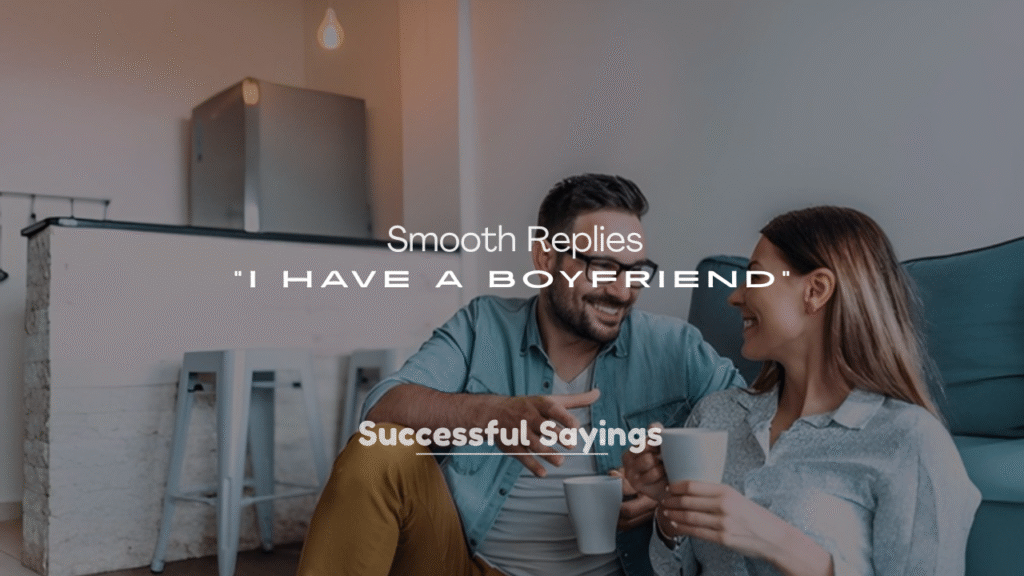 250+ Smooth Replies to “I Have a Boyfriend”