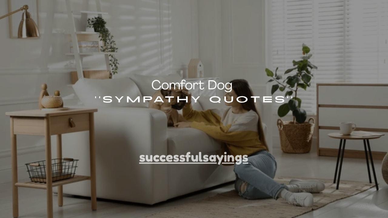 110+ Comfort Dog Sympathy Quotes