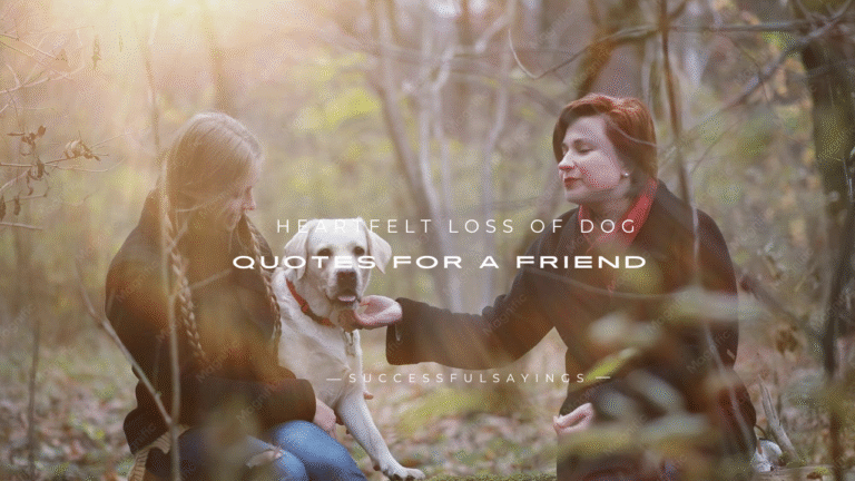 150+ Heartfelt Loss of Dog Quotes for a Friend